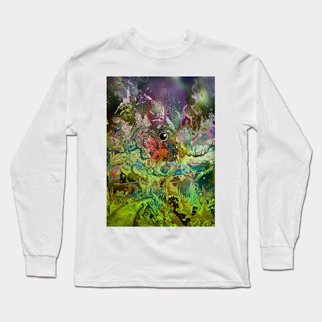 Monsteroso Comic book pen drawing 2 Long Sleeve T-Shirt by grantwilson